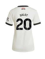 Manchester United Diogo Dalot #20 Kolmaspaita Naisten 2024-25 Lyhythihainen